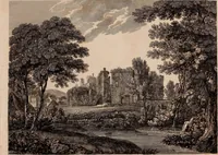 An illustration from Antiquities of Great Britain, : illustrated in views of monasteries, castles, and churches, now existing. (1807)