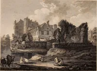An illustration from Antiquities of Great Britain, : illustrated in views of monasteries, castles, and churches, now existing. (1807)