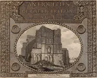 An illustration from Antiquities of Great Britain, : illustrated in views of monasteries, castles, and churches, now existing. (1807)