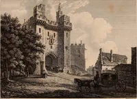 An illustration from Antiquities of Great Britain, : illustrated in views of monasteries, castles, and churches, now existing. (1807)