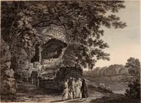 An illustration from Antiquities of Great Britain, : illustrated in views of monasteries, castles, and churches, now existing. (1807)