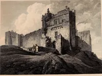 An illustration from Antiquities of Great Britain, : illustrated in views of monasteries, castles, and churches, now existing. (1807)