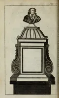 An illustration from The antiquities of St. Peters, or the abbey church of Westminster : containing all the inscriptions, epitaphs, &c. upon the tombs and grave-stones : with the lives, marriages and issue of the most eminent personages therein reposited and their coats of arms truly emblazon'd (1711)