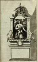 An illustration from The antiquities of St. Peters, or the abbey church of Westminster : containing all the inscriptions, epitaphs, &c. upon the tombs and grave-stones : with the lives, marriages and issue of the most eminent personages therein reposited and their coats of arms truly emblazon'd (1711)