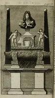 An illustration from The antiquities of St. Peters, or the abbey church of Westminster : containing all the inscriptions, epitaphs, &c. upon the tombs and grave-stones : with the lives, marriages and issue of the most eminent personages therein reposited and their coats of arms truly emblazon'd (1711)