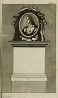 An illustration from The antiquities of St. Peters, or the abbey church of Westminster : containing all the inscriptions, epitaphs, &c. upon the tombs and grave-stones : with the lives, marriages and issue of the most eminent personages therein reposited and their coats of arms truly emblazon'd (1711)