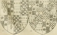 An illustration from The antiquities of Warwickshire illustrated : from records, leiger-books, manuscripts, charters, evidences, tombes, and armes : beautified with maps, prospects, and portraictures (1656)