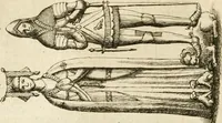 An illustration from The antiquities of Warwickshire illustrated : from records, leiger-books, manuscripts, charters, evidences, tombes, and armes : beautified with maps, prospects, and portraictures (1656)