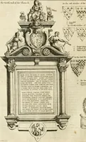 An illustration from The antiquities of Warwickshire illustrated : from records, leiger-books, manuscripts, charters, evidences, tombes, and armes : beautified with maps, prospects, and portraictures (1656)