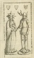 An illustration from The antiquities of Warwickshire illustrated : from records, leiger-books, manuscripts, charters, evidences, tombes, and armes : beautified with maps, prospects, and portraictures (1656)
