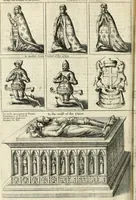 An illustration from The antiquities of Warwickshire illustrated : from records, leiger-books, manuscripts, charters, evidences, tombes, and armes : beautified with maps, prospects, and portraictures (1656)