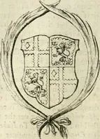 An illustration from The antiquities of Warwickshire illustrated : from records, leiger-books, manuscripts, charters, evidences, tombes, and armes : beautified with maps, prospects, and portraictures (1656)