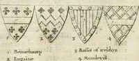 Picture 22 of 286 from The antiquities of Warwickshire illustrated : from records, leiger-books, manuscripts, charters, evidences, tombes, and armes : beautified with maps, prospects, and portraictures (1656), leaf 40