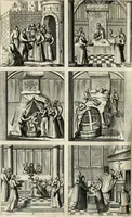 An illustration from The antiquities of Warwickshire illustrated : from records, leiger-books, manuscripts, charters, evidences, tombes, and armes : beautified with maps, prospects, and portraictures (1656)