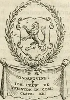 An illustration from The antiquities of Warwickshire illustrated : from records, leiger-books, manuscripts, charters, evidences, tombes, and armes : beautified with maps, prospects, and portraictures (1656)