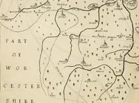An illustration from The antiquities of Warwickshire illustrated : from records, leiger-books, manuscripts, charters, evidences, tombes, and armes : beautified with maps, prospects, and portraictures (1656)