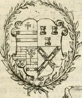 An illustration from The antiquities of Warwickshire illustrated : from records, leiger-books, manuscripts, charters, evidences, tombes, and armes : beautified with maps, prospects, and portraictures (1656)