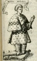 An illustration from The antiquities of Warwickshire illustrated : from records, leiger-books, manuscripts, charters, evidences, tombes, and armes : beautified with maps, prospects, and portraictures (1656)