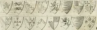 An illustration from The antiquities of Warwickshire illustrated : from records, leiger-books, manuscripts, charters, evidences, tombes, and armes : beautified with maps, prospects, and portraictures (1656)