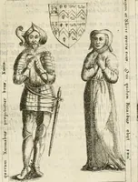 An illustration from The antiquities of Warwickshire illustrated : from records, leiger-books, manuscripts, charters, evidences, tombes, and armes : beautified with maps, prospects, and portraictures (1656)