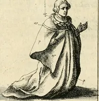 An illustration from The antiquities of Warwickshire illustrated : from records, leiger-books, manuscripts, charters, evidences, tombes, and armes : beautified with maps, prospects, and portraictures (1656)