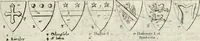 An illustration from The antiquities of Warwickshire illustrated : from records, leiger-books, manuscripts, charters, evidences, tombes, and armes : beautified with maps, prospects, and portraictures (1656)