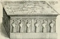 An illustration from The antiquities of Warwickshire illustrated : from records, leiger-books, manuscripts, charters, evidences, tombes, and armes : beautified with maps, prospects, and portraictures (1656)