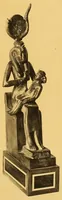 An illustration from Antiquités égyptiennes, grecques & romaines : marbres, bronzes verrerie, céramique, orféverie & objets divers provenant de l'ancienne collection Borelli Bey, appartenent à M. H. dont la vente aura lieu à Paris, Hotel Drouot, les mercredi 11 jeudi 12 et vendredi 13 juin 1913 (1913)