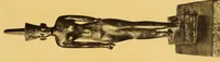 An illustration from Antiquités égyptiennes, grecques & romaines : marbres, bronzes verrerie, céramique, orféverie & objets divers provenant de l'ancienne collection Borelli Bey, appartenent à M. H. dont la vente aura lieu à Paris, Hotel Drouot, les mercredi 11 jeudi 12 et vendredi 13 juin 1913 (1913)