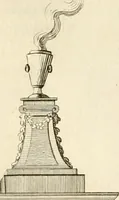 An illustration from Antiquités nationales, ou, Recueil de monumens : pour servir à l'histoire générale et particulière de l'empire françois, tels que tombeaux, inscriptions, statues, vitraux, fresques, etc. : tirés des abbayes, monastères, châteaux, et autres lieux devenus domaines nationaux (1790)
