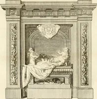Picture 18 of 63 from Antiquités nationales, ou, Recueil de monumens : pour servir à l'histoire générale et particulière de l'empire françois, tels que tombeaux, inscriptions, statues, vitraux, fresques, etc. : tirés des abbayes, monastères, châteaux, et autres lieux devenus domaines nationaux (1790), leaf 137