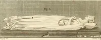 An illustration from Antiquités nationales, ou, Recueil de monumens : pour servir à l'histoire générale et particulière de l'empire françois, tels que tombeaux, inscriptions, statues, vitraux, fresques, etc. : tirés des abbayes, monastères, châteaux, et autres lieux devenus domaines nationaux (1790)