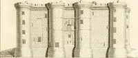 An illustration from Antiquités nationales, ou, Recueil de monumens : pour servir à l'histoire générale et particulière de l'empire françois, tels que tombeaux, inscriptions, statues, vitraux, fresques, etc. : tirés des abbayes, monastères, châteaux, et autres lieux devenus domaines nationaux (1790)