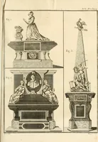 An illustration from Antiquités nationales, ou, Recueil de monumens : pour servir à l'histoire générale et particulière de l'empire françois, tels que tombeaux, inscriptions, statues, vitraux, fresques, etc. : tirés des abbayes, monastères, châteaux, et autres lieux devenus domaines nationaux (1790)