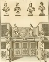 Picture 47 of 63 from Antiquités nationales, ou, Recueil de monumens : pour servir à l'histoire générale et particulière de l'empire françois, tels que tombeaux, inscriptions, statues, vitraux, fresques, etc. : tirés des abbayes, monastères, châteaux, et autres lieux devenus domaines nationaux (1790), leaf 391