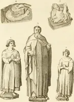 Picture 5 of 63 from Antiquités nationales, ou, Recueil de monumens : pour servir à l'histoire générale et particulière de l'empire françois, tels que tombeaux, inscriptions, statues, vitraux, fresques, etc. : tirés des abbayes, monastères, châteaux, et autres lieux devenus domaines nationaux (1790), leaf 45