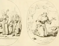 Picture 55 of 63 from Antiquités nationales, ou, Recueil de monumens : pour servir à l'histoire générale et particulière de l'empire françois, tels que tombeaux, inscriptions, statues, vitraux, fresques, etc. : tirés des abbayes, monastères, châteaux, et autres lieux devenus domaines nationaux (1790), leaf 452