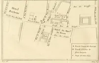 An illustration from Antiquités nationales, ou, Recueil de monumens : pour servir à l'histoire générale et particulière de l'empire françois, tels que tombeaux, inscriptions, statues, vitraux, fresques, etc. : tirés des abbayes, monastères, châteaux, et autres lieux devenus domaines nationaux (1790)