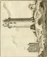 An illustration from Antiquités nationales, ou, Recueil de monumens : pour servir à l'histoire générale et particulière de l'empire françois, tels que tombeaux, inscriptions, statues, vitraux, fresques, etc. : tirés des abbayes, monastères, châteaux, et autres lieux devenus domaines nationaux (1790)