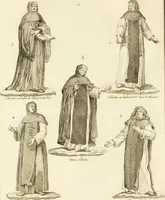 An illustration from Antiquités nationales, ou, Recueil de monumens : pour servir à l'histoire générale et particulière de l'empire françois, tels que tombeaux, inscriptions, statues, vitraux, fresques, etc. : tirés des abbayes, monastères, châteaux, et autres lieux devenus domaines nationaux (1790)