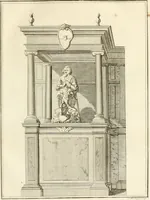 Picture 10 of 63 from Antiquités nationales, ou, Recueil de monumens : pour servir à l'histoire générale et particulière de l'empire françois, tels que tombeaux, inscriptions, statues, vitraux, fresques, etc. : tirés des abbayes, monastères, châteaux, et autres lieux devenus domaines nationaux (1790), leaf 96