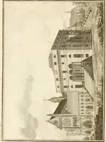 Picture 25 of 60 from Antiquités nationales, ou, Recueil de monumens : pour servir à l'histoire générale et particulière de l'empire françois, tels que tombeaux, inscriptions, statues, vitraux, fresques, etc. : tirés des abbayes, monastères, châteaux, et autres lieux devenus domaines nationaux (1790), leaf 127