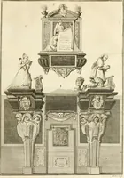 An illustration from Antiquités nationales, ou, Recueil de monumens : pour servir à l'histoire générale et particulière de l'empire françois, tels que tombeaux, inscriptions, statues, vitraux, fresques, etc. : tirés des abbayes, monastères, châteaux, et autres lieux devenus domaines nationaux (1790)