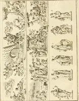 An illustration from Antiquités nationales, ou, Recueil de monumens : pour servir à l'histoire générale et particulière de l'empire françois, tels que tombeaux, inscriptions, statues, vitraux, fresques, etc. : tirés des abbayes, monastères, châteaux, et autres lieux devenus domaines nationaux (1790)