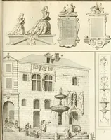An illustration from Antiquités nationales, ou, Recueil de monumens : pour servir à l'histoire générale et particulière de l'empire françois, tels que tombeaux, inscriptions, statues, vitraux, fresques, etc. : tirés des abbayes, monastères, châteaux, et autres lieux devenus domaines nationaux (1790)