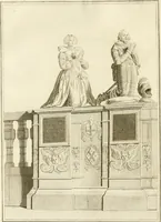 Picture 52 of 60 from Antiquités nationales, ou, Recueil de monumens : pour servir à l'histoire générale et particulière de l'empire françois, tels que tombeaux, inscriptions, statues, vitraux, fresques, etc. : tirés des abbayes, monastères, châteaux, et autres lieux devenus domaines nationaux (1790), leaf 397