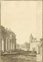An illustration from Antiquités nationales, ou, Recueil de monumens : pour servir à l'histoire générale et particulière de l'empire françois, tels que tombeaux, inscriptions, statues, vitraux, fresques, etc. : tirés des abbayes, monastères, châteaux, et autres lieux devenus domaines nationaux (1790)