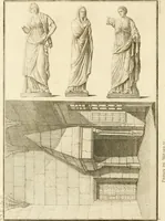 Picture 7 of 60 from Antiquités nationales, ou, Recueil de monumens : pour servir à l'histoire générale et particulière de l'empire françois, tels que tombeaux, inscriptions, statues, vitraux, fresques, etc. : tirés des abbayes, monastères, châteaux, et autres lieux devenus domaines nationaux (1790), leaf 57