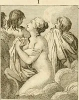 An illustration from Antiquités nationales, ou, Recueil de monumens : pour servir à l'histoire générale et particulière de l'empire françois, tels que tombeaux, inscriptions, statues, vitraux, fresques, etc. : tirés des abbayes, monastères, châteaux, et autres lieux devenus domaines nationaux (1790)