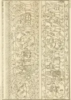 An illustration from Antiquités nationales, ou, Recueil de monumens : pour servir à l'histoire générale et particulière de l'empire françois, tels que tombeaux, inscriptions, statues, vitraux, fresques, etc. : tirés des abbayes, monastères, châteaux, et autres lieux devenus domaines nationaux (1790)
